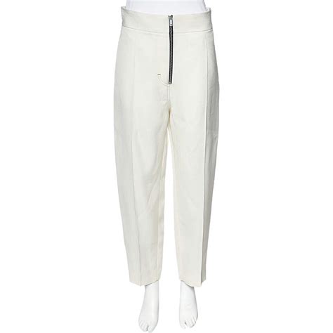 celine cream pant|women's celine pants.